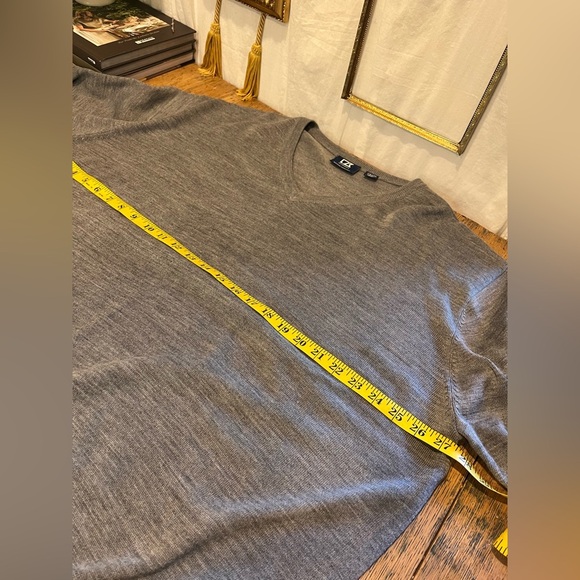 CUTTER & BUCK – gray sweater v neck taille 2XL - Picture 7 of 8